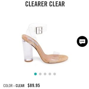 Clear heels